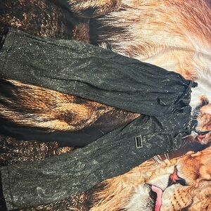 Glitter silver pants. stylish